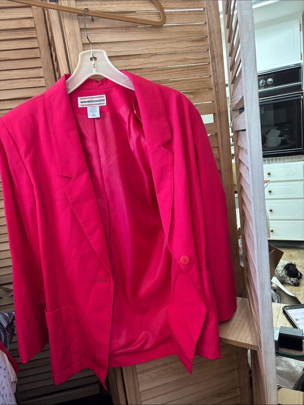 Westbound Hot Pink Single-Button Blazer 10